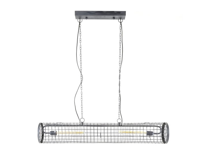 Hanglamp &Oslash;20cm cylinder gaas - Slate grey