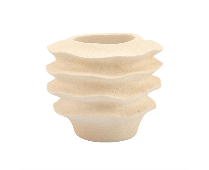 Planter Riva small - wit | BY-BOO