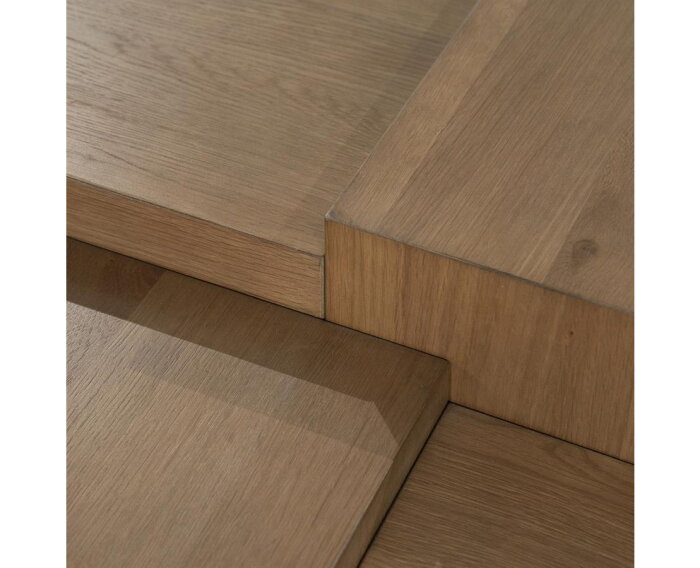 Salontafel Quinten vierkant 80x80cm - bruin | Eleonora