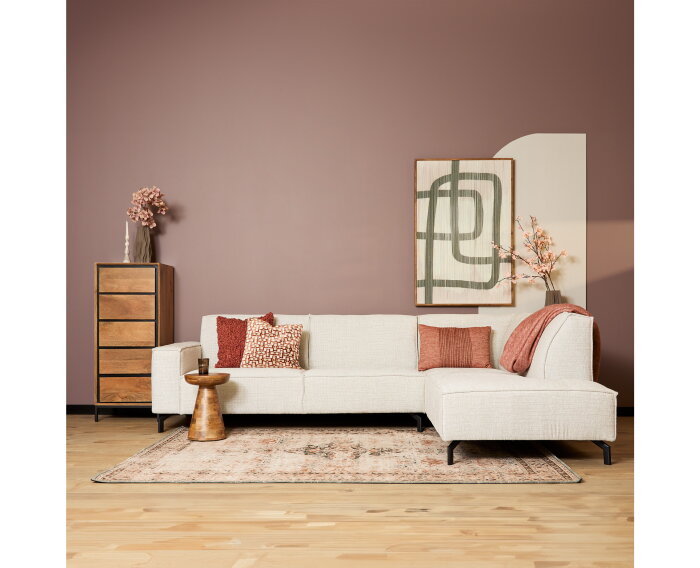 MySofa Floris | 2,5 zits + Divan Rechts | Beige