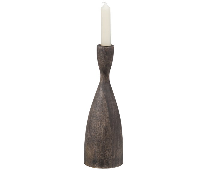 Rosa Kandelaar Hout Bruin 28cm - WOOOD Exclusive