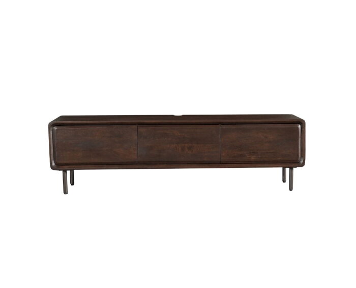 Zwevend tv meubel Allure Bruin Mangohout 160 cm