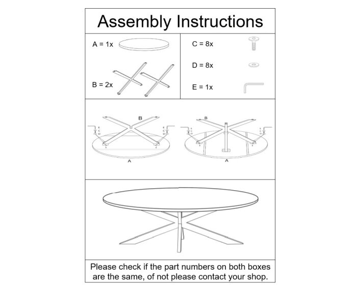 Brix Sturdy Salontafel ovaal 130 cm kopen? | Meubelplaats.nl