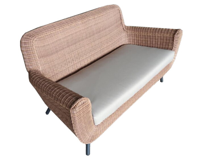 JONAH 2 SEATER SOFA (000314)  -  STEEL YELLOW