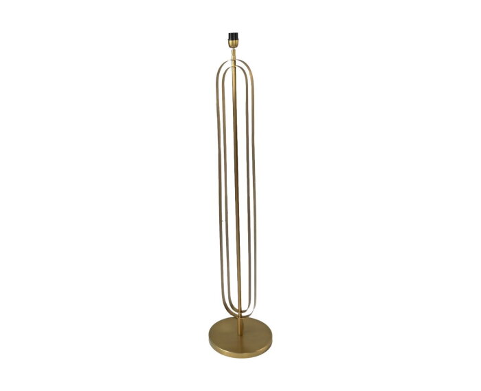 Vloerlamp rond - 30x30x140 - Goud - Metaal