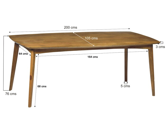 Eettafel Elias 200cm | Livingfurn