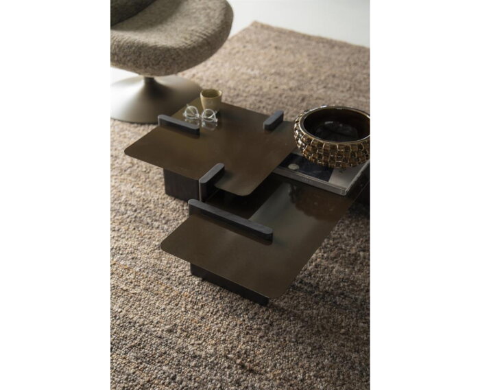 Coffee table Voro 43x103cm - bruin | BY-BOO