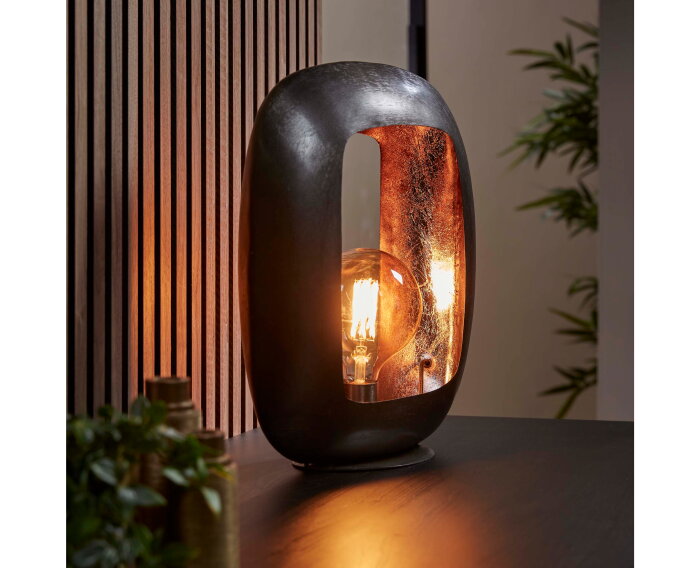 Tafellamp Arch XL - Zwart nikkel