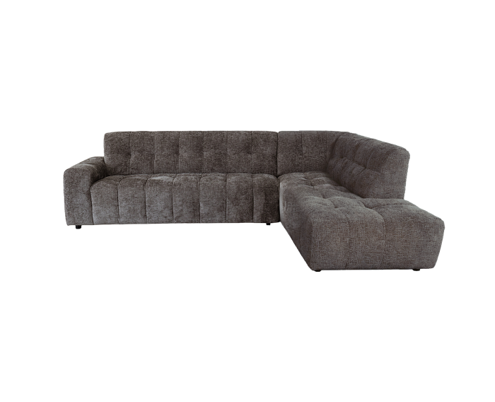 Memphis 3-AL + Ottoman R - Haga 16 charcoal