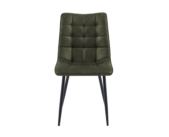 Eetkamerstoel Lucille microleer - Groen