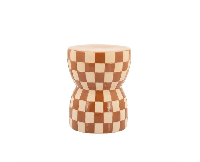 Side table Blocsy 33x33cm - bruin | BY-BOO