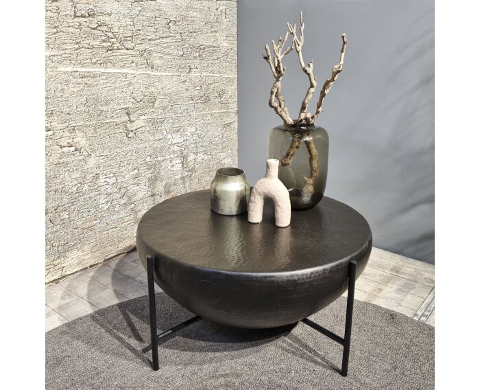 Valerie Ronde Salontafel - Zilver