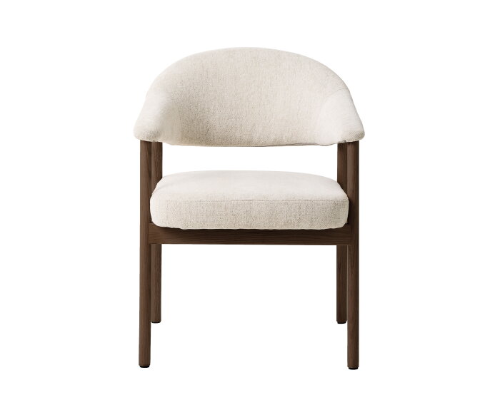 Eetkamerstoel Elk eiken bruin - Beige