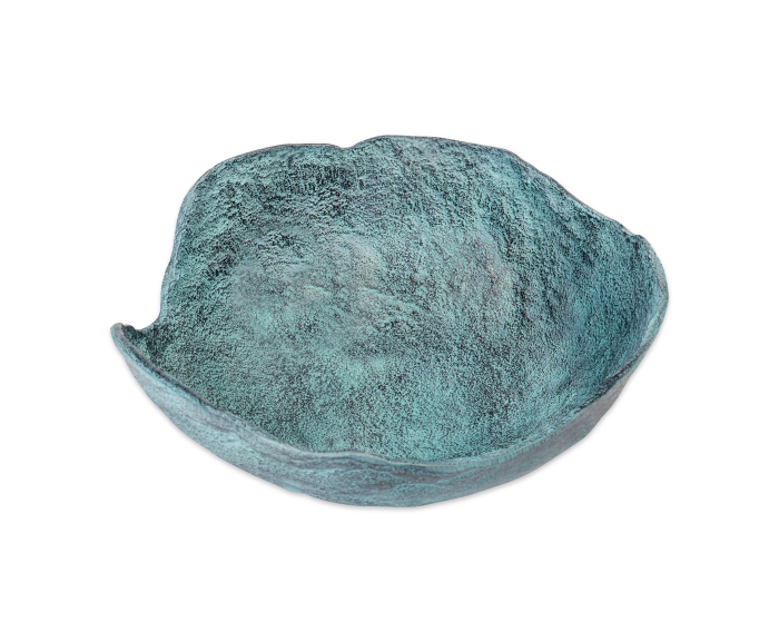 Blue Patina Decorative Bowl Medium