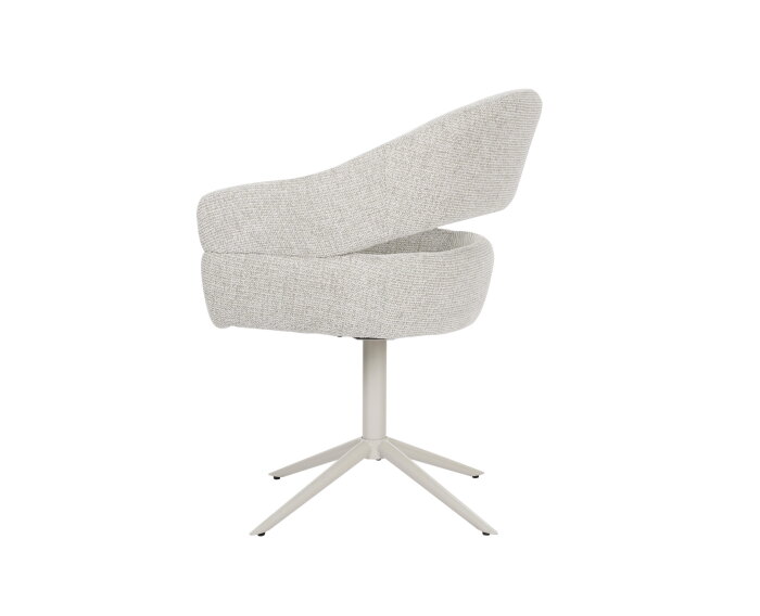 Draaibare eetkamerstoel Lily Beige