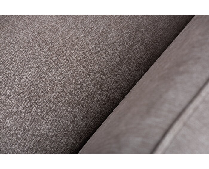 3 seater corner left, fabric Orinoco 23, K460 beige, black leg