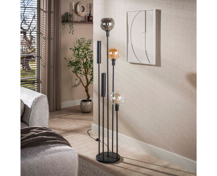 Vloerlamp Sfera Tricolore 5L - Artic zwart
