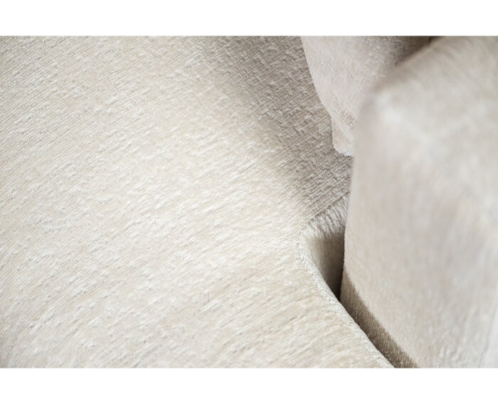 Hoekbank Elvano Links By-Olaf – Stof Loris Champagne – Luxe 3-zits met hoek links – 293 x 210 cm