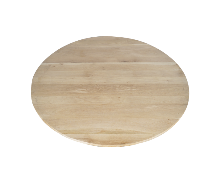 Eiken eettafel Ferris | Rond 110 cm | Naturel