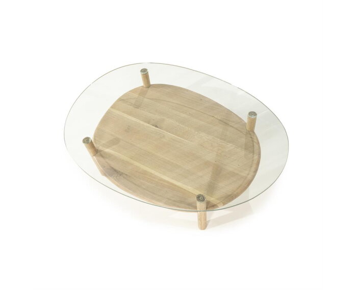 Salontafel Cleo 101.5x73cm - naturel | Eleonora