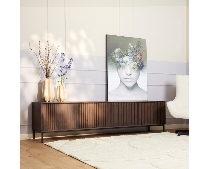Tv meubel Madison Walnoot | 210 cm