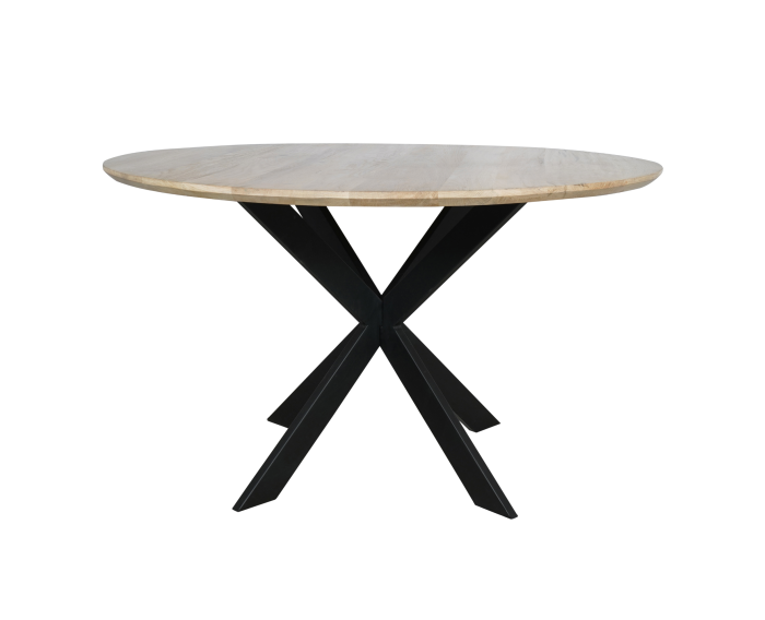 Eiken eettafel Ferris | Rond 110 cm | Naturel
