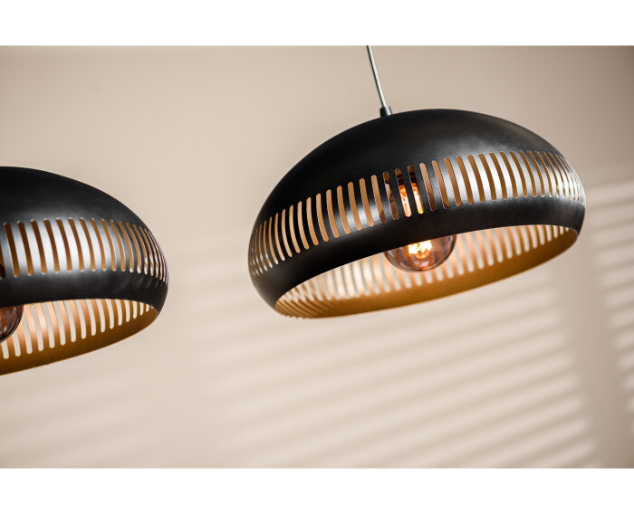 Hanglamp Jellyfish 3-lichts - Zwart | BY-OLAF