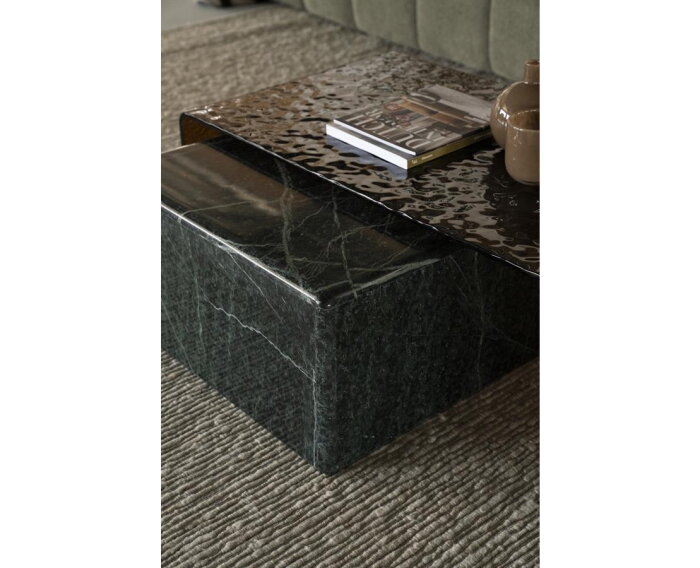 Coffee table Ripple 110x55cm - bruin | BY-BOO