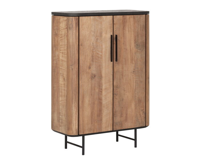 DTP home Soho bergkast laag teakhout 90x40x130 cm