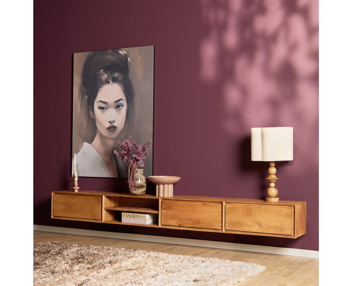 Zwevend tv meubel Ambiance Naturel | 120 cm