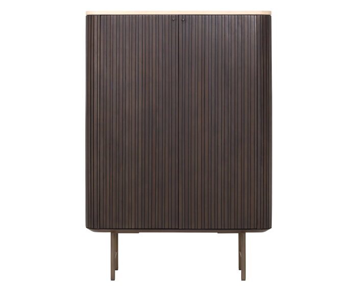 Cupboard Maroon, 2 doors,130x90x40 cm, mahogany + mortex