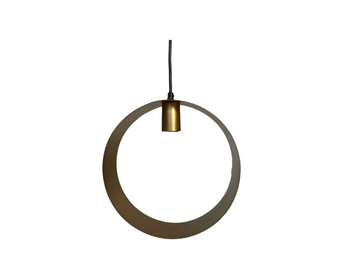 Hanglamp Rond -  ø30x10 - Goud - Metaal