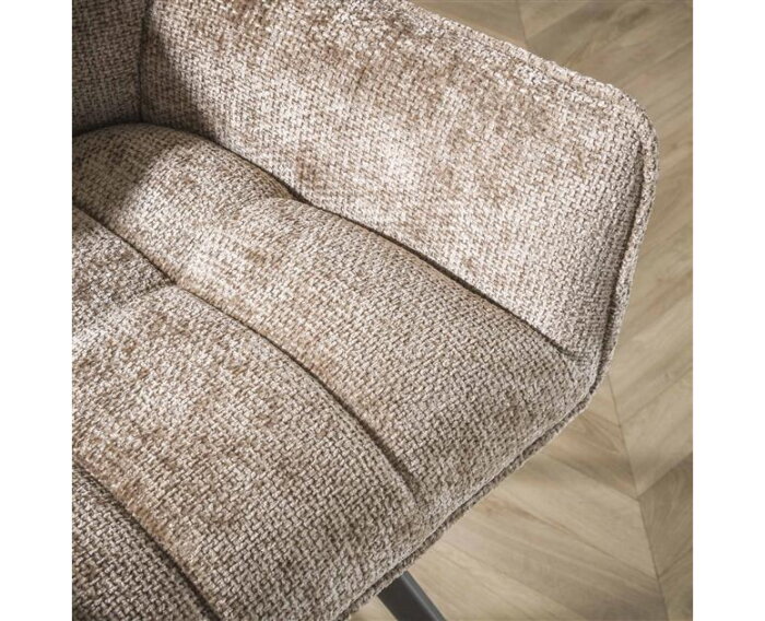 Barstoel raster draaibaar. VPE2 - Champagne rich