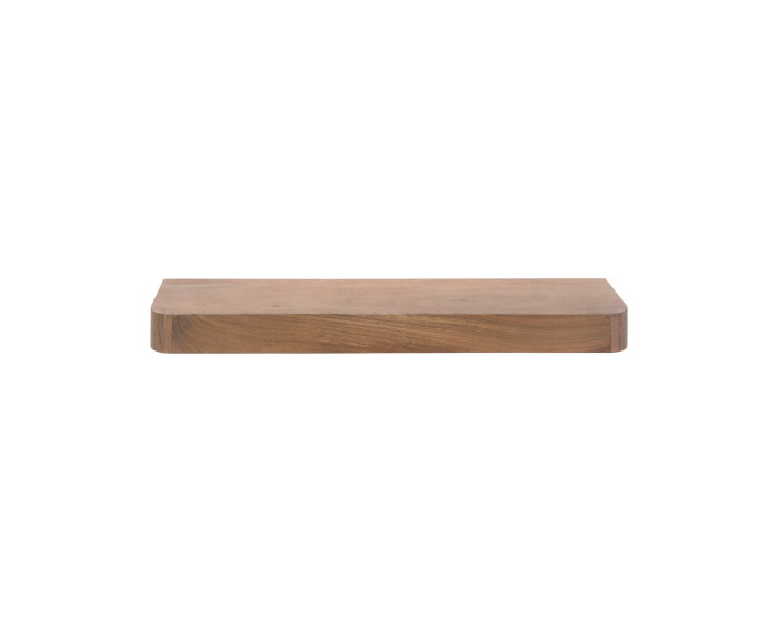 Wandplank Carve 100 - Massief acacia bruin
