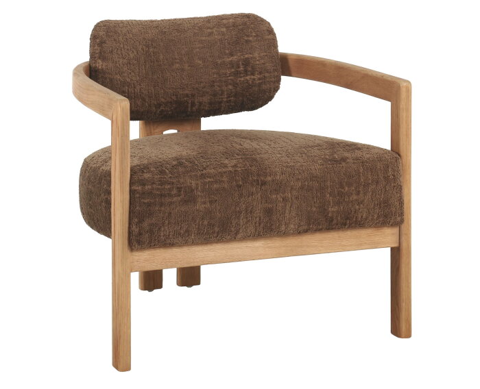 MUST Living fauteuil Kelly - Luxor Hazelnut - Naturel - 75x73x73 cm
