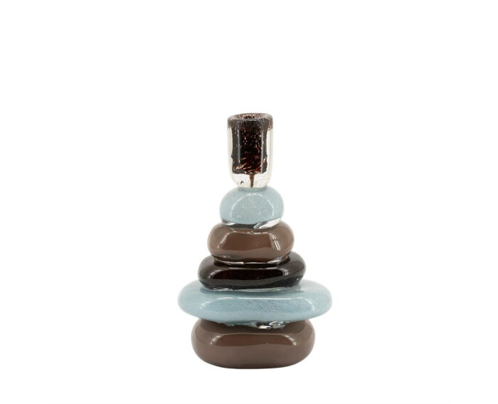 Candle holder Toras 2 small - veelkleurig | BY-BOO
