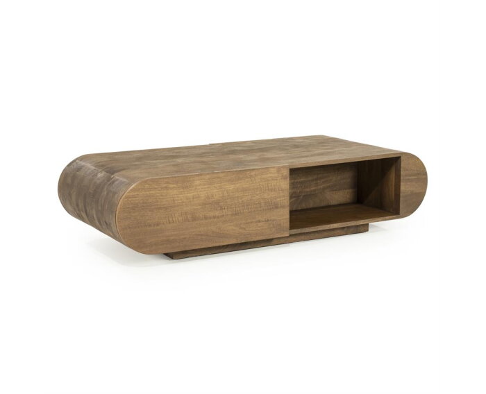 Salontafel King 130x60cm - bruin | Eleonora