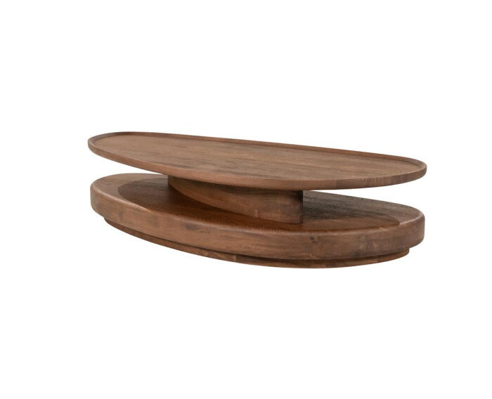 Salontafel Nino 140x65cm - bruin | Eleonora