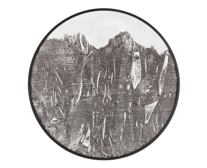 Wall panel Imaginary small,&Oslash;71x4 cm, jute