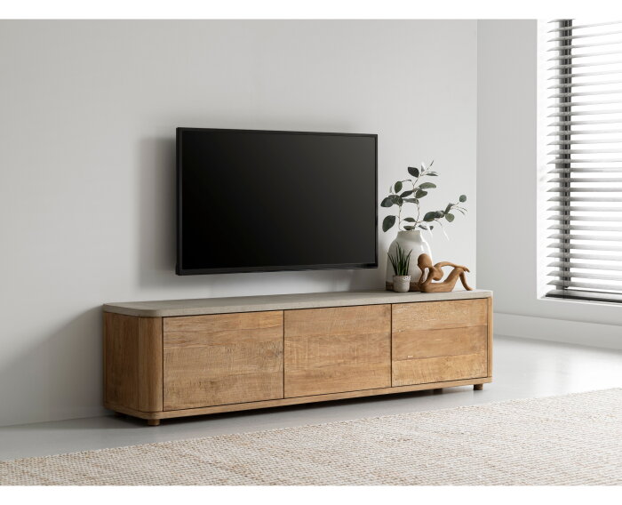 Nova tv meubel medium travertin top