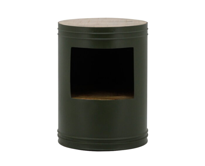 Bijzettafel BY-BOO Barrel green 1627 kopen? | € 139 gratis verzending!
