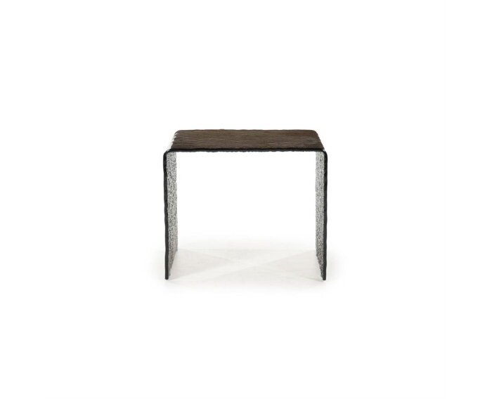 Side table Ripple 50x45cm - bruin | BY-BOO