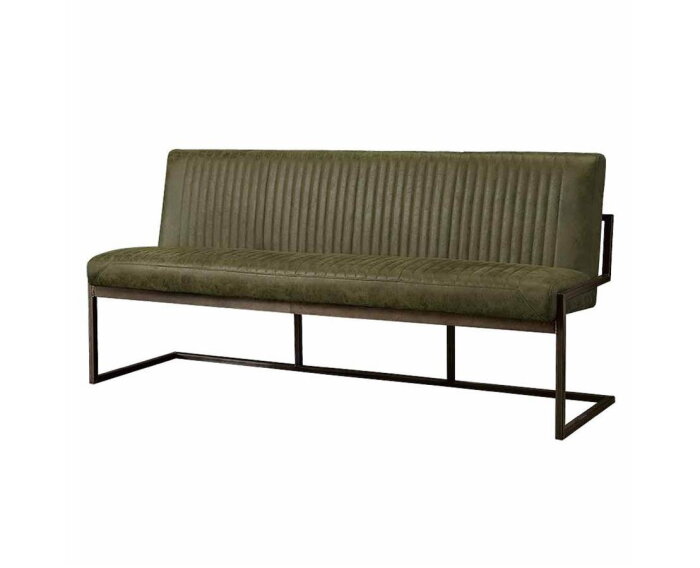 Eetkamerbank Ferro 135 cm - Groen | Tower Living
