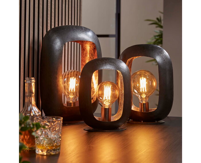Tafellamp Arch XL - Zwart nikkel
