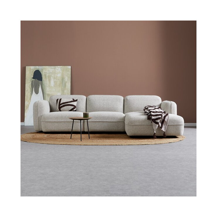 PEPP Drop bank met chaise longue in een warm ingerichte zithoek