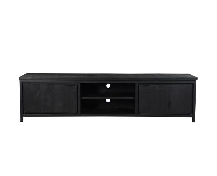 TV-meubel Bas zwart 210 cm | Nu €569,- Meubelplaats.nl